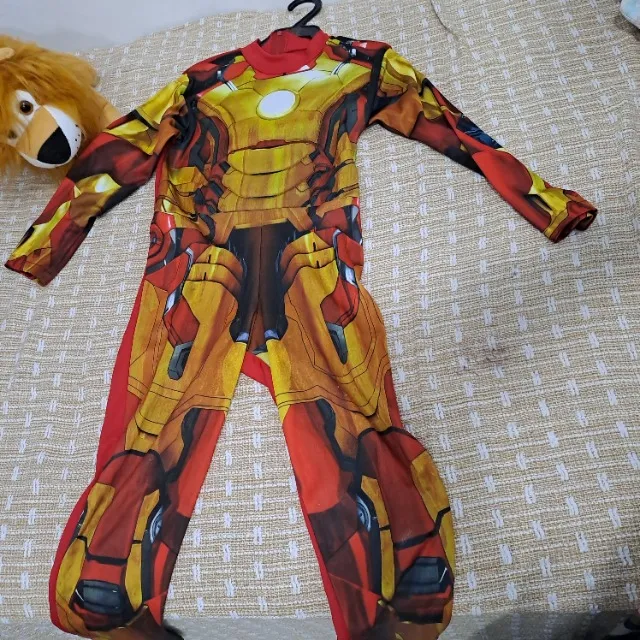 Fantasia Homem-Aranha Traje Spider Armor Mk 4 Cosplay (Adulto/Infantil)