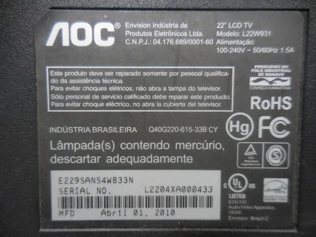 tv monitor 22 polegadas aoc - Foto 5
