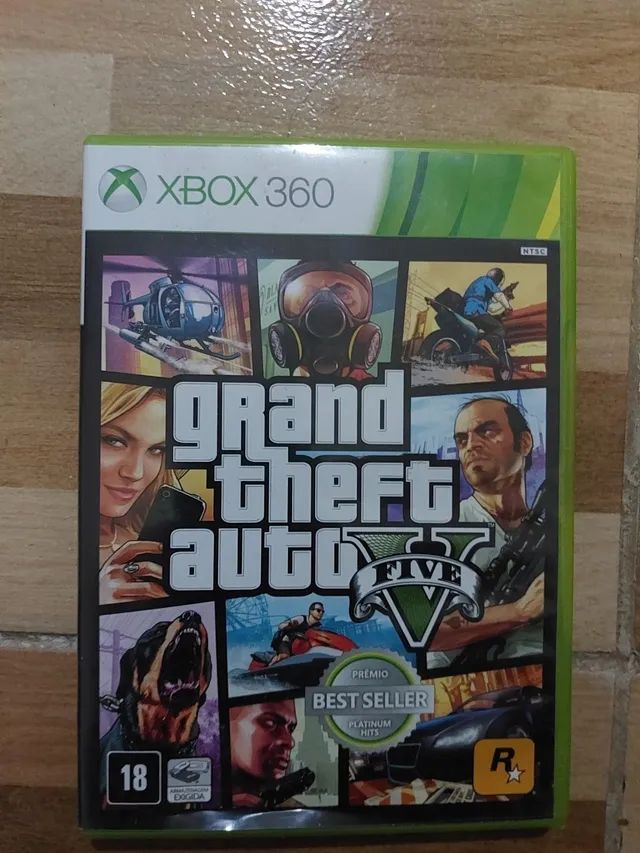 Jogo Grand Theft Auto Gta V - Xbox 360