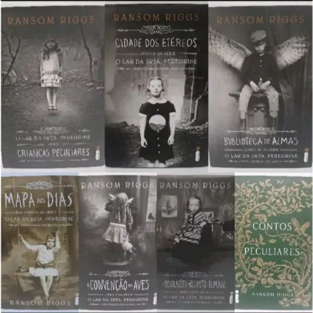 Livros Colecao O Lar da Senhorita Peregrine para Crianças Peculiares / Capa Dura