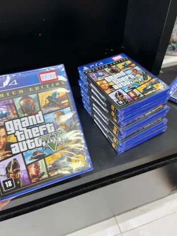 Jogo GTA V Premium Edition - Ps4 Mídia Física - Loja Cyber Z