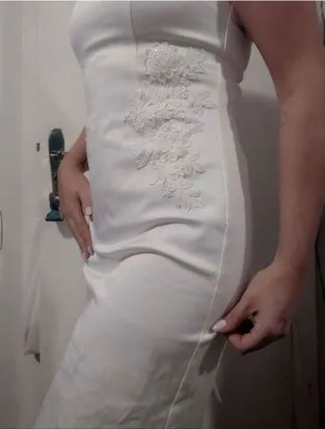 Vestido branco bordado  - Foto 2