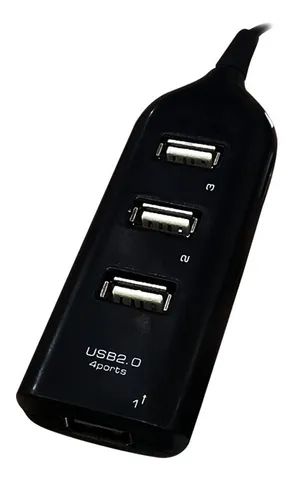 Promoção kit 2 Hub Usb 4 Portas 2.0 Extensor Multi Drive Adaptador Pc Note - Foto 4