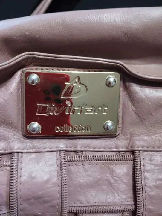Bolsa em couro divinart - Foto 2