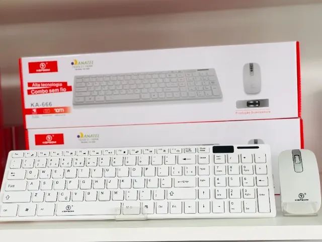 Kit teclado + mouse sem fio - Foto 3