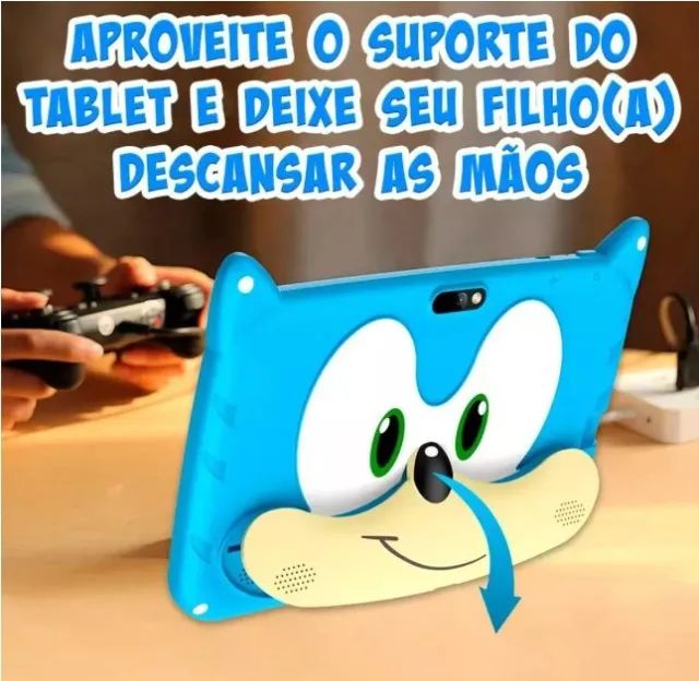 Tablet Infantil Kids Sonic Smart 2030 4ram 64gb Mem 009920 - Foto 2