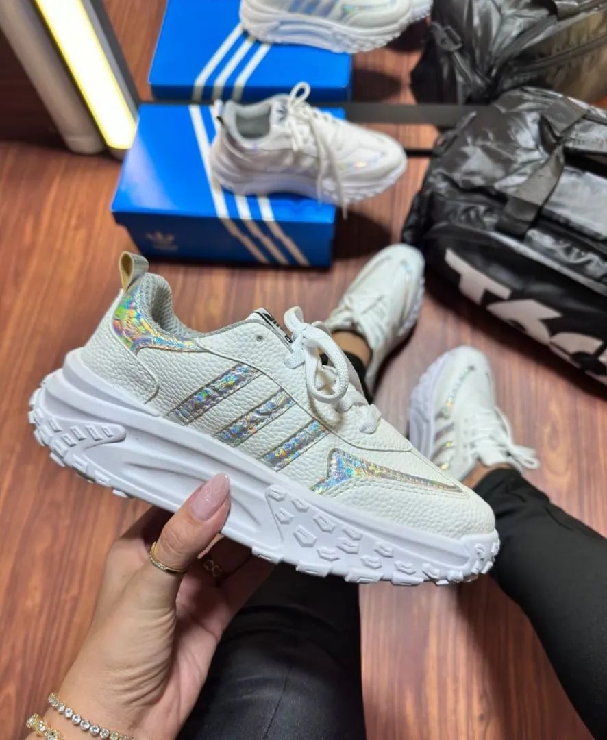 TÊNIS CASUAL FEMININO LINHA PREMIUM DA ADIDAS PLATAFORMA