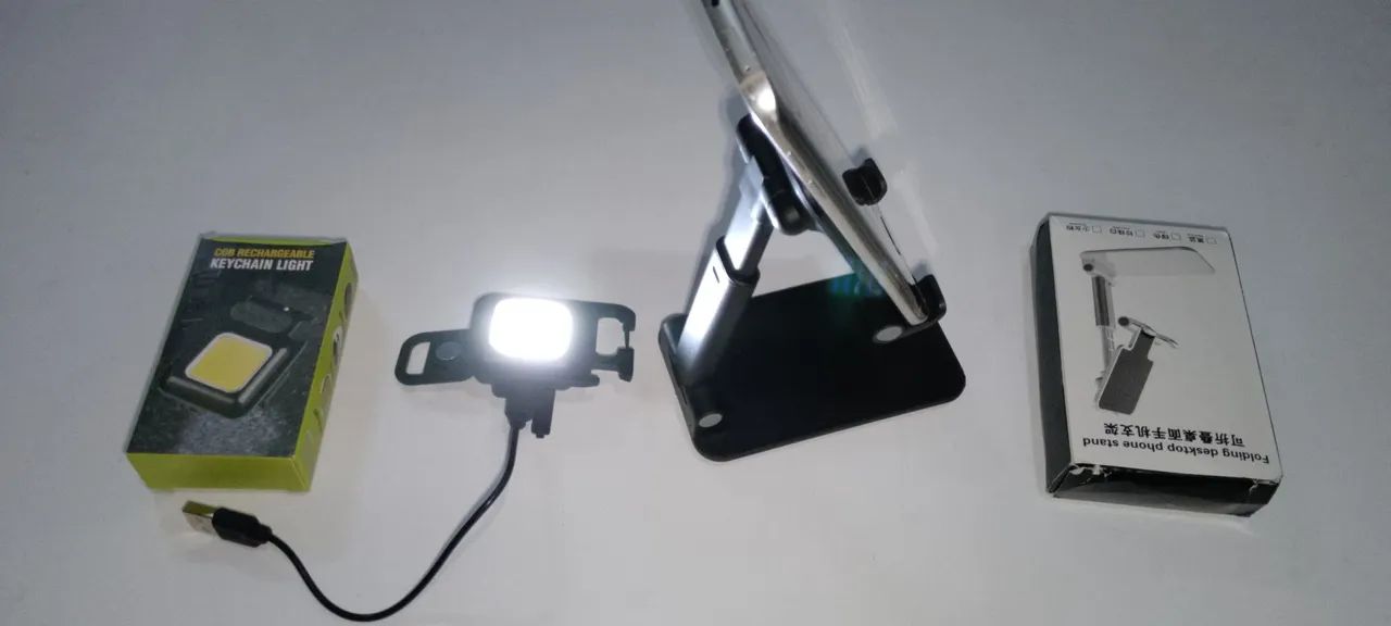 Suporte Celular + Chaveiro Lanterna - Foto 6