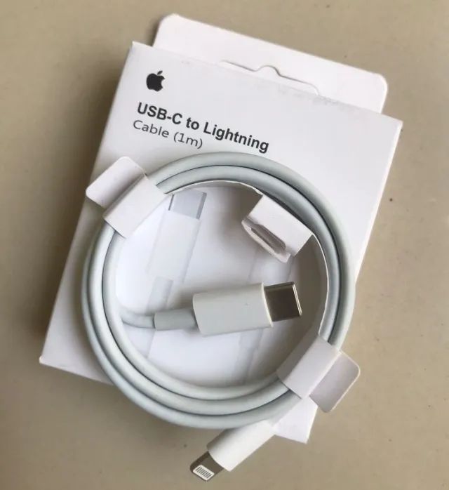Cabo iPhone Lightning USB-C da Apple - 3 meses de Garantia