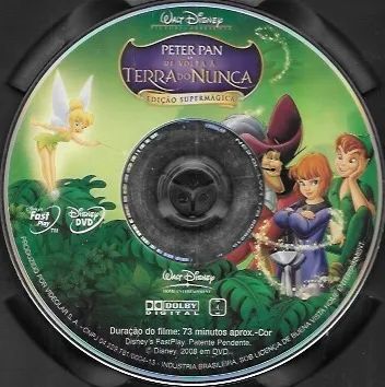 DVD: Peter Pan - de volta à Terra do Nunca (edição mágica) dublado/legendado (Dolby Digita - Foto 2