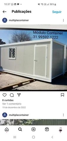 Container no escritório container loja stand  - Foto 5