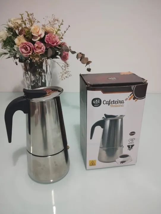 Cafeteira Italiana Aço inox - Foto 2