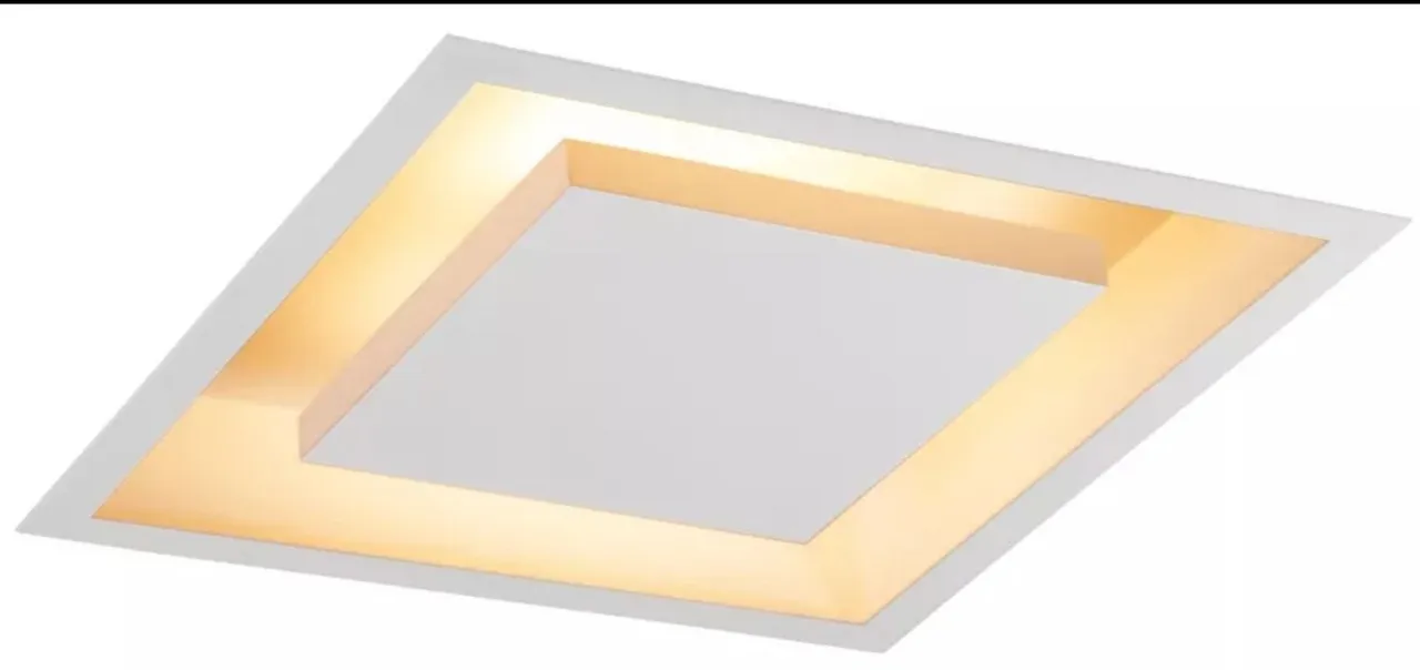 Luminária LED Quadrada para Teto - Iluminação Moderna