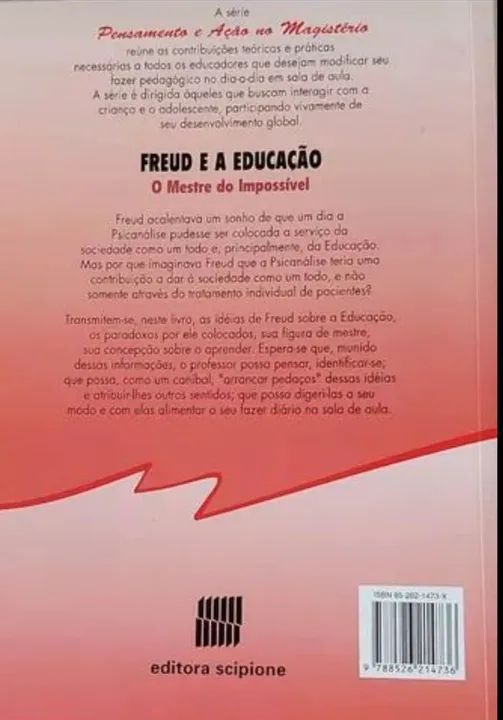 Livro Freud e a Educação - O Mestre do Impossível - Foto 2