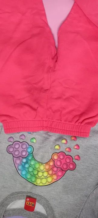 Conjunto Moletom Infantil Pop it Kyly   - Foto 4