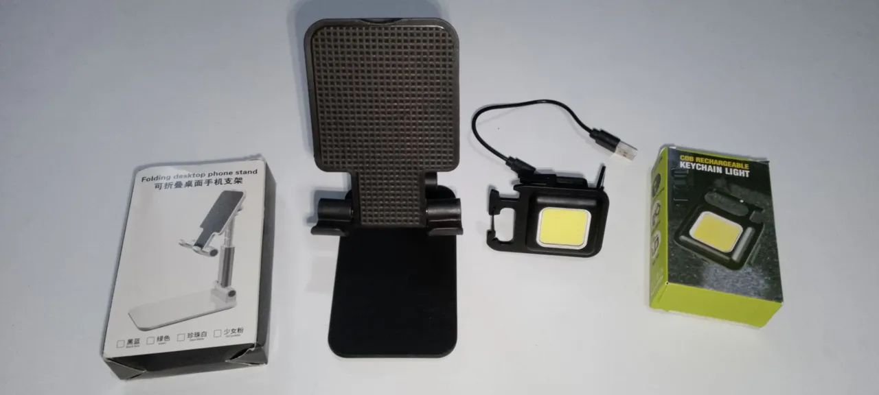 Suporte Celular + Chaveiro Lanterna - Foto 3