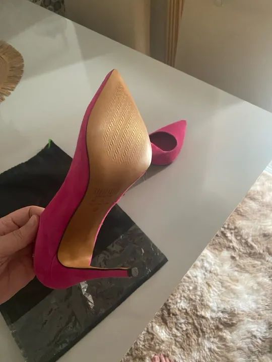 Sapatos de Salto Alto Rosa - Foto 2