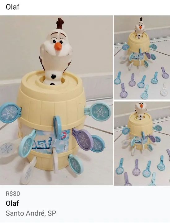 Jogo Olaf - Diversão garantida!