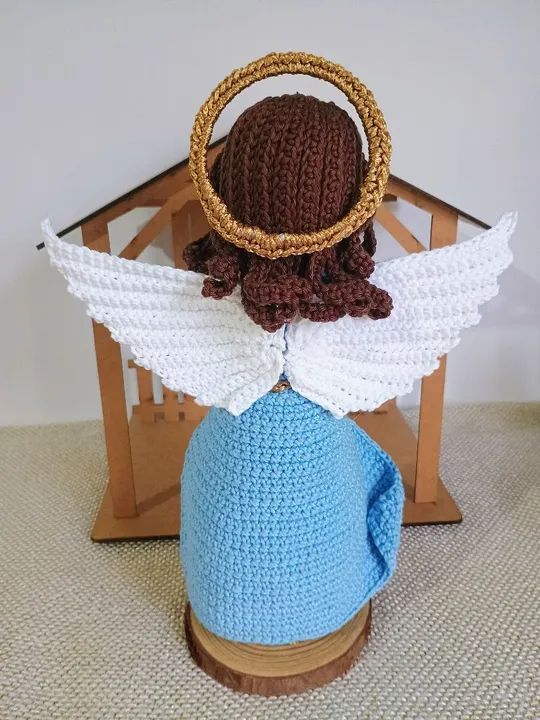 Anjo de Crochê - Decoração para o Lar - Foto 2
