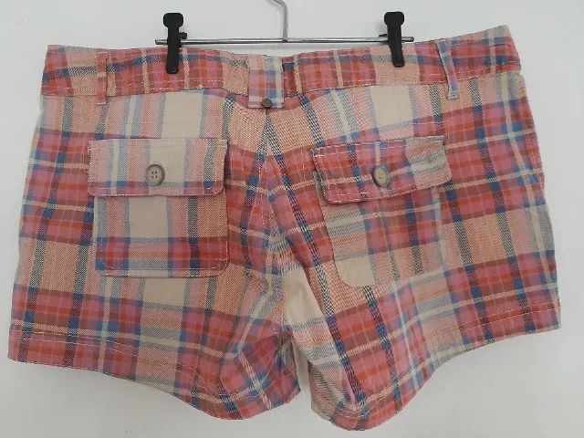 Shorts estampado - florido ou quadriculado - Foto 4