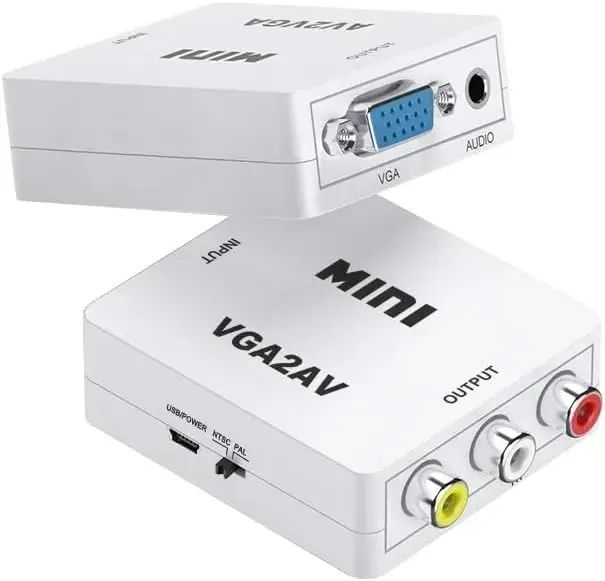Adaptador Conversor Vga2Av Tomate Mtv608 Loja Coimbra Computadores Entrega - Foto 2