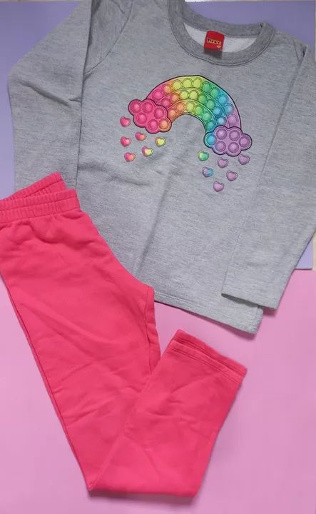 Conjunto Moletom Infantil Pop it Kyly  