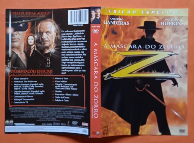 Dvd A Máscara do Zorro + A Lenda do Zorro - CDs, DVDs etc