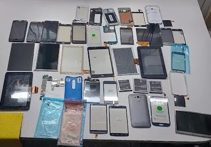 Kit peças de celular antigos fechei assistência - Foto 4