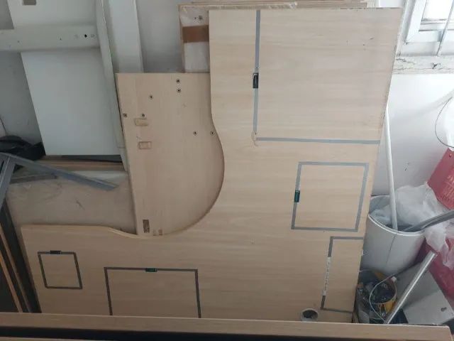 Mesas em MDF reforçado giroflex e alberflex - Valor unitario - Foto 2