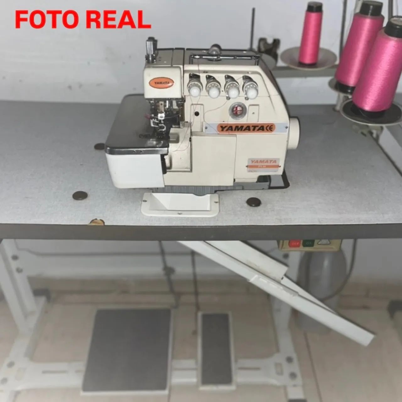 Máquina de Costura Industrial Overlock Yamata FY33 - Foto 4