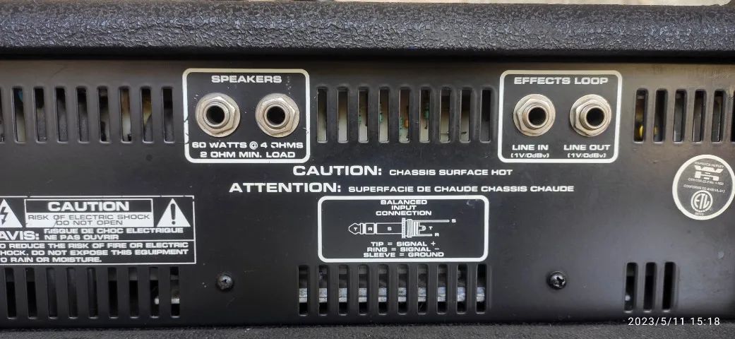 Cabeçote amplificador CRATE americano. - Foto 2