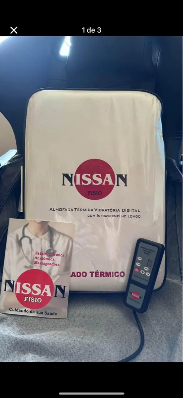 Almofada térmica massageadora Nissan Físico. 