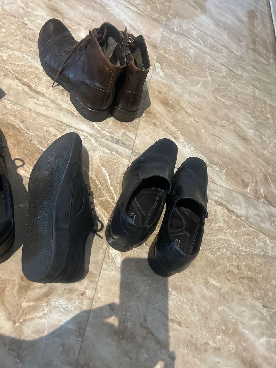 Sapatos couro masculino  cada par 55,00 - Foto 3