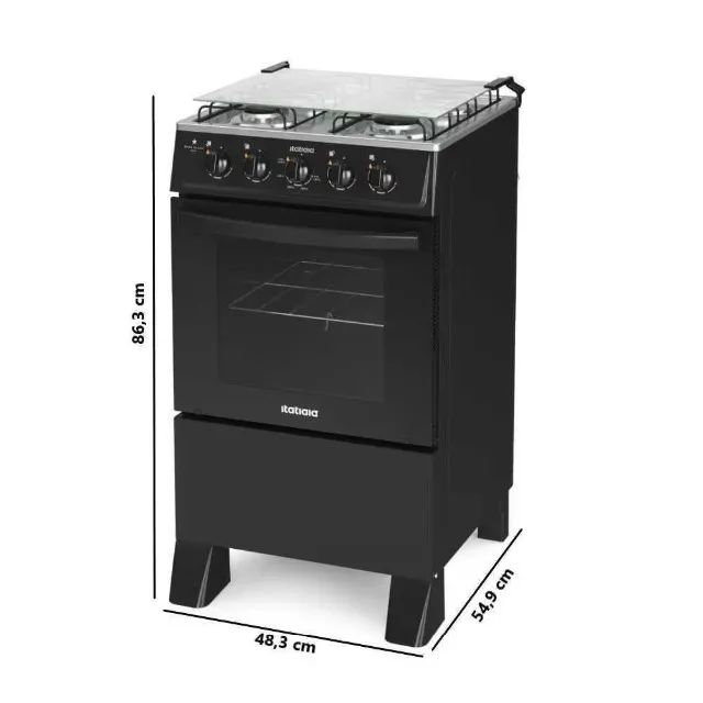 Fogão de Piso 4 Bocas Inox Star New Itatiaia Novo com garantia - Foto 2