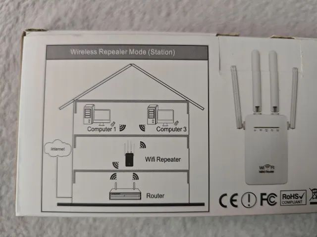 Repetidor e roteador wifi Kapbom KAP-X330 4 Antenas 2800Mbps - Foto 3