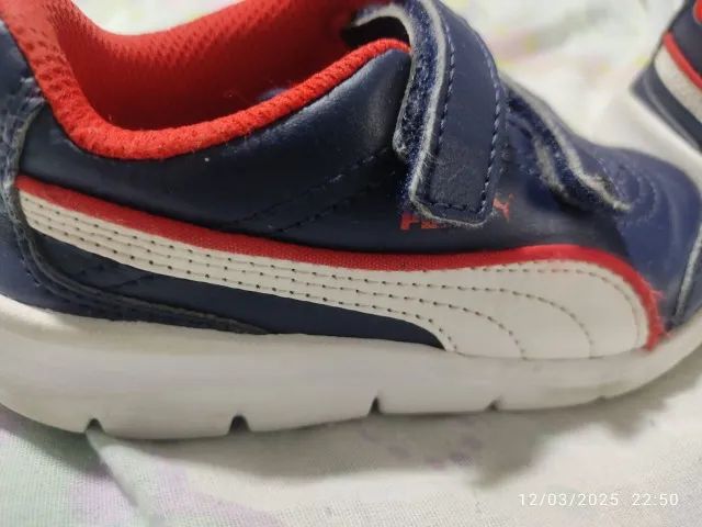 Tênis infantil usado três vezes PUMA número 23 (Original) 