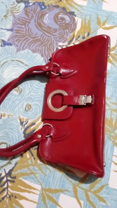Bolsa red verniz
