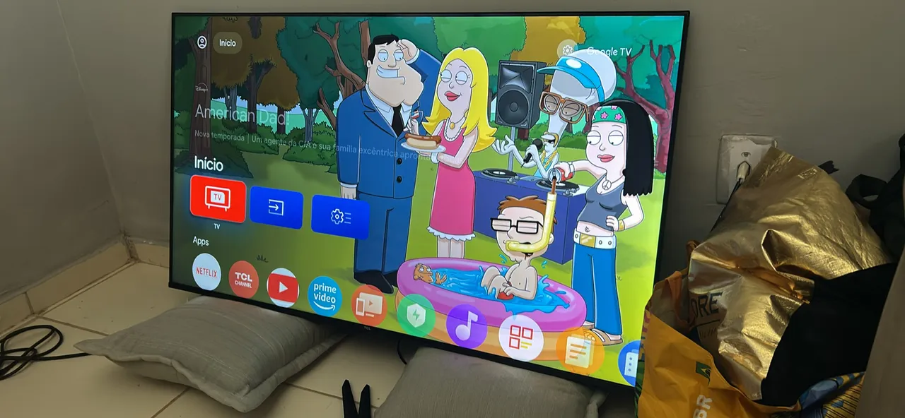 TV TCL 50 polegadas *AndroidTV 4K modelo novo! Com Comando de Voz!