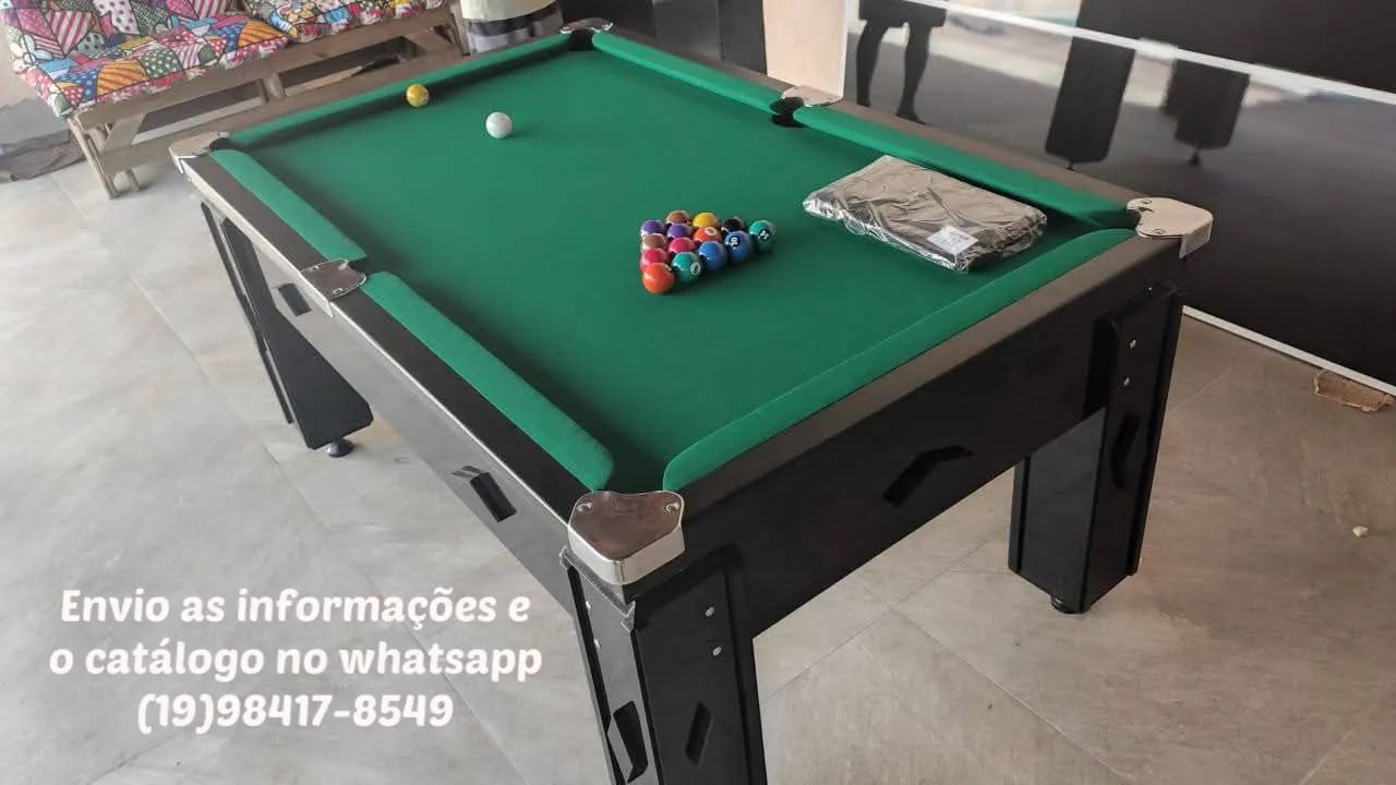 Mesa de bilhar residencial pagamento só na entrega  - Foto 3