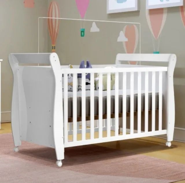 Berço Mini Cama com Regulagem de Altura 100% MDF (ENTREGAS EM ATÉ 24h)! 