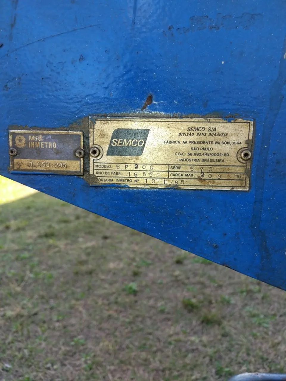 Balança mecânica SEMCO Capacidade  200 kg - Foto 5