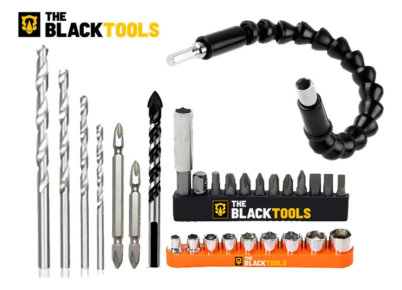 Furadeira/Parafusadeira Bivolt 21V Sem Fio - The Black Tools - Foto 5