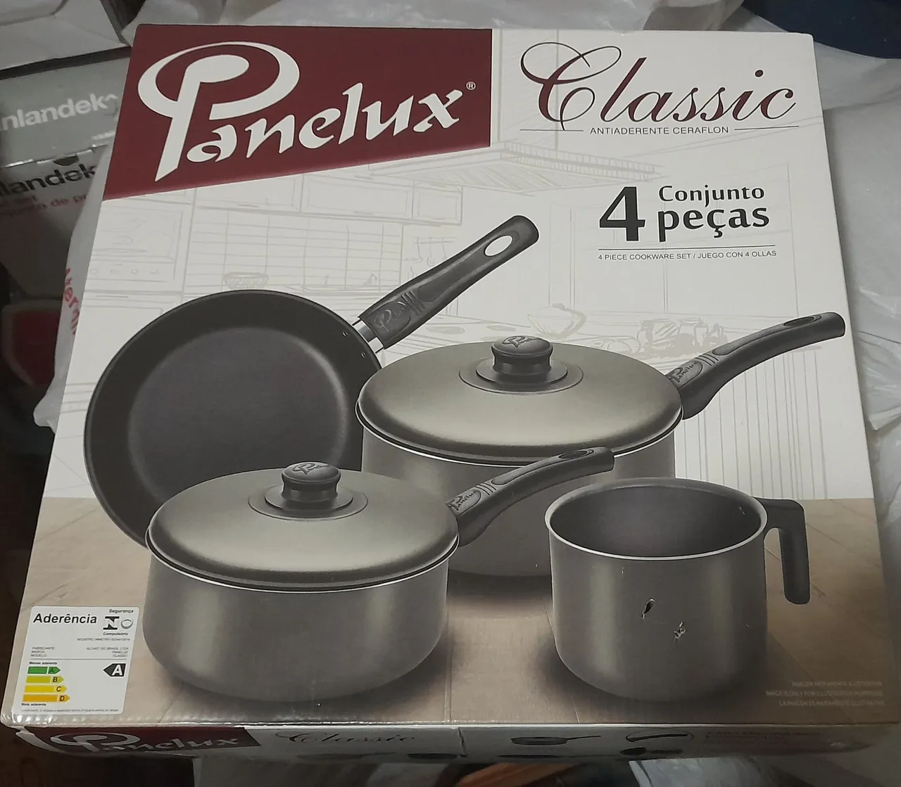 Conjunto de Panelas Panelux Classic 4 peças