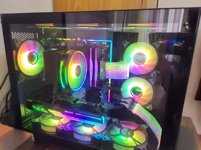 PC Gamer Ryzen 7  7700X AM5 com caixas. - Foto 2