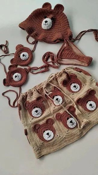 Conjunto de Biquíni Crochê 