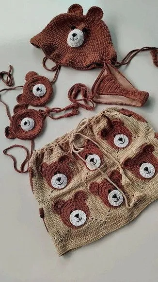 Conjunto de Biquíni Crochê