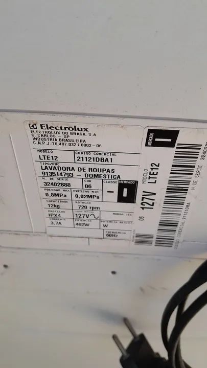 Vendo Máquina de Lavar  Electrolux 12kg Turbo  - Foto 5