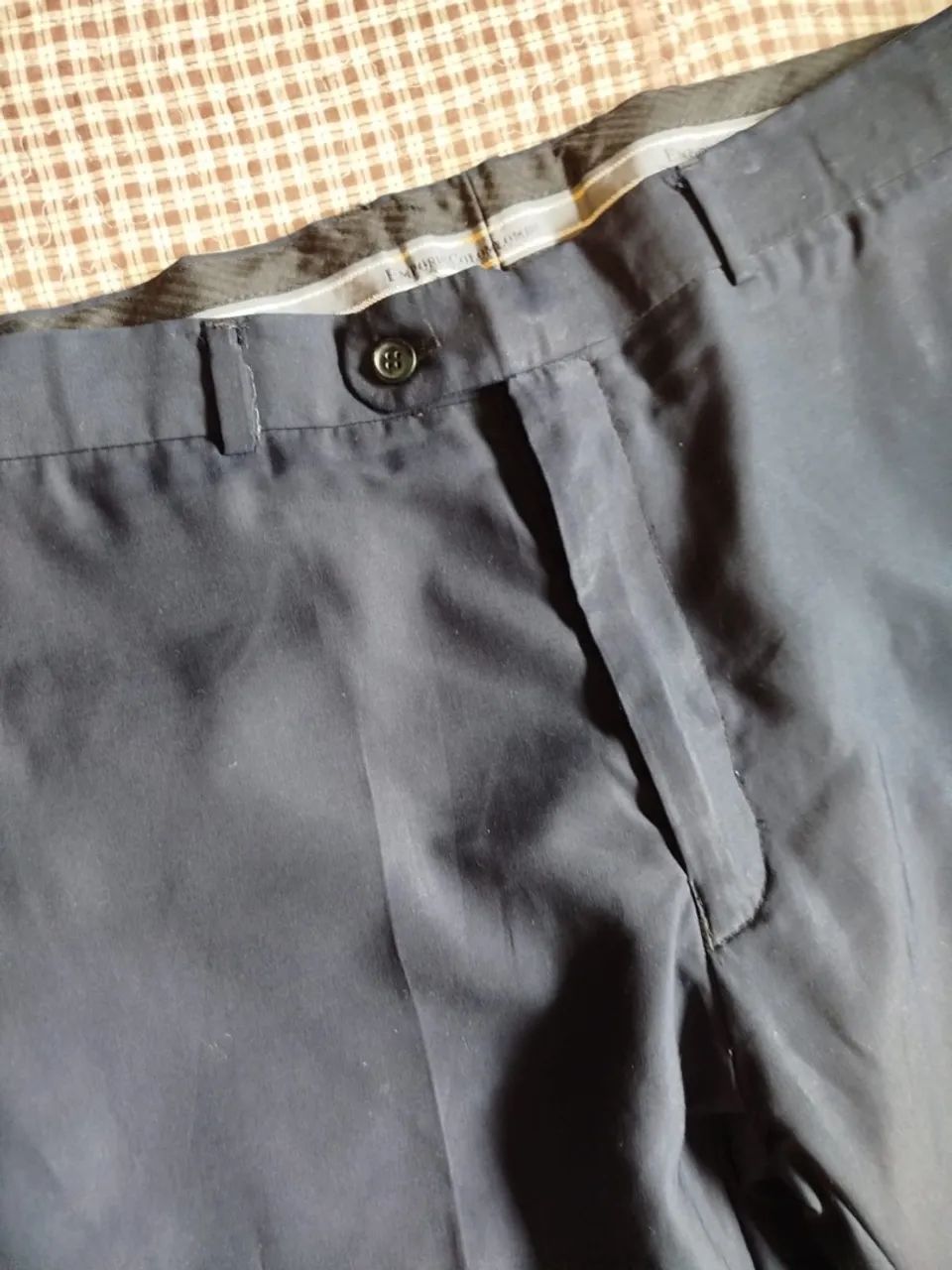 Calça Social azul 