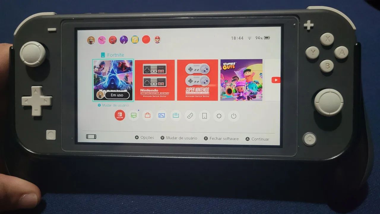 Nintendo Switch Lite Cinza 32gb +128gb + jogos - Foto 5