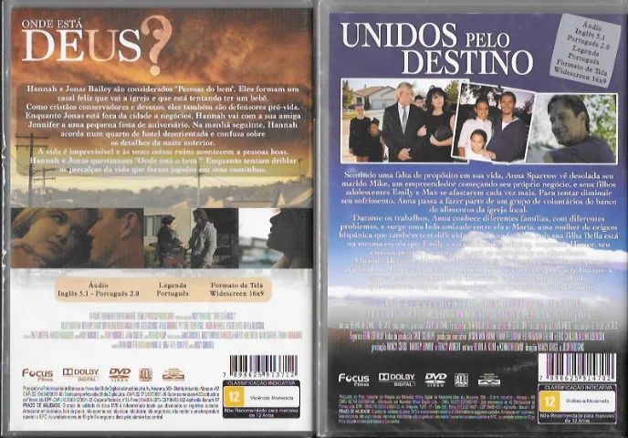 Kit 2 DVD: Onde está Deus? + Unidos pelo Destino (filme góspel cristão dublado/legendado) - Foto 3